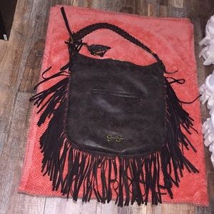 JESSICA SIMPSON Handbag. Soft Distressed Leather.